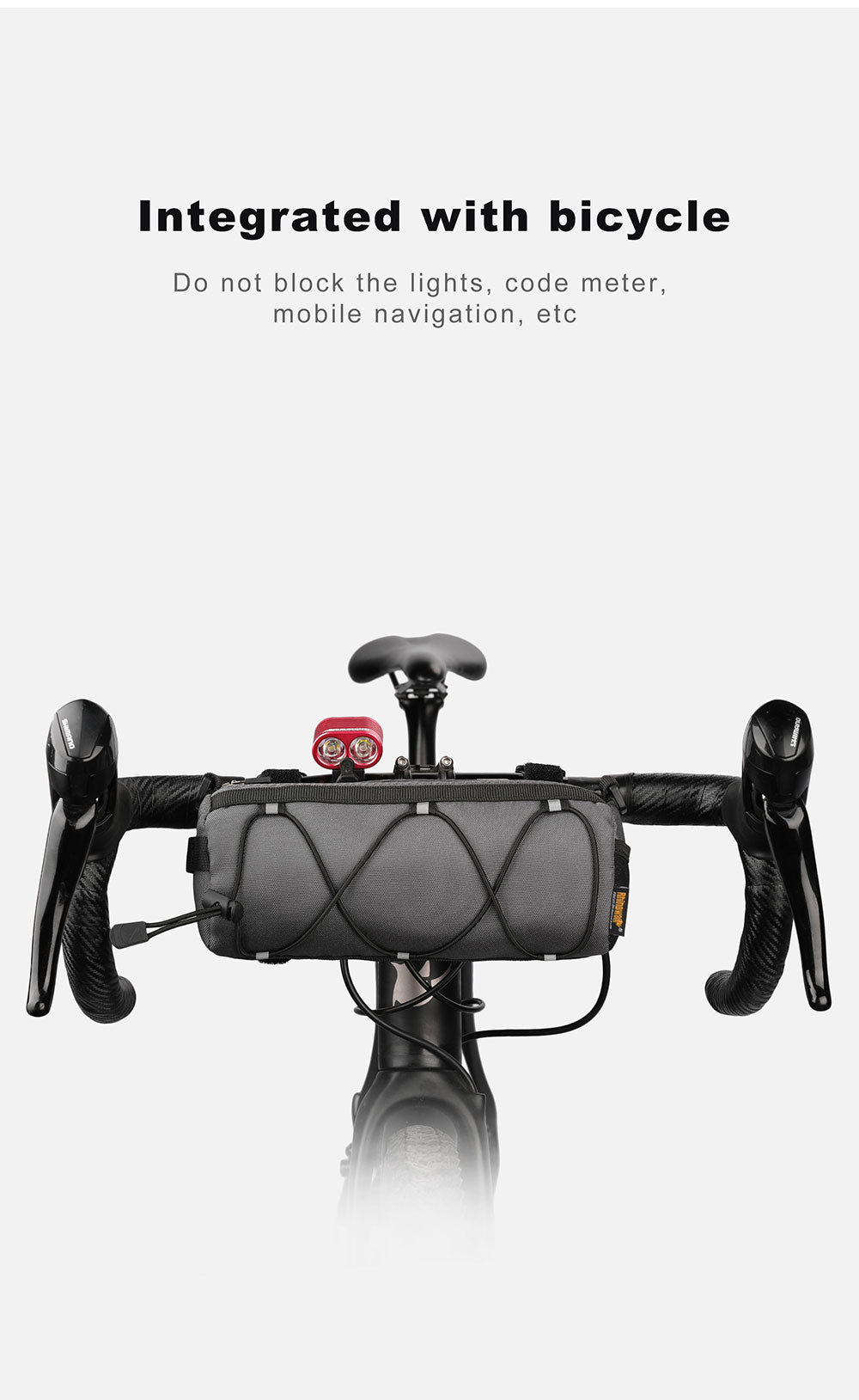 2.4 Liter Bicycle Handlebar Roll Bag