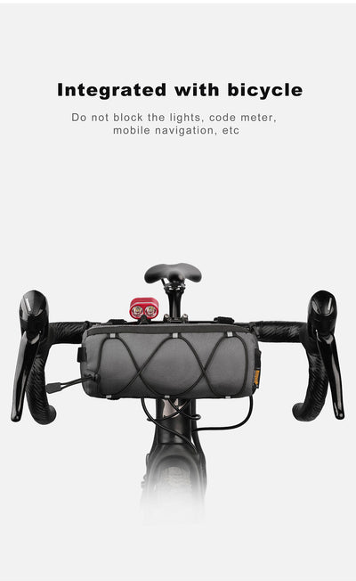 2.4 Liter Bicycle Handlebar Roll Bag