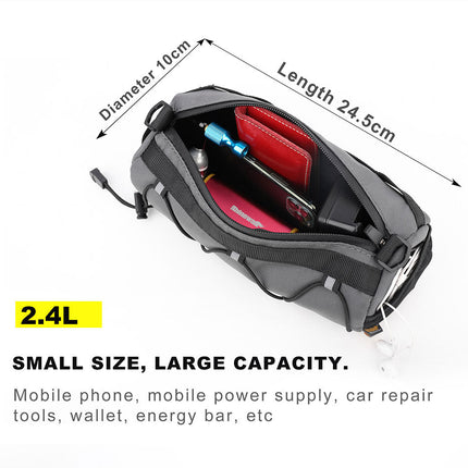 2.4 Liter Bicycle Handlebar Roll Bag