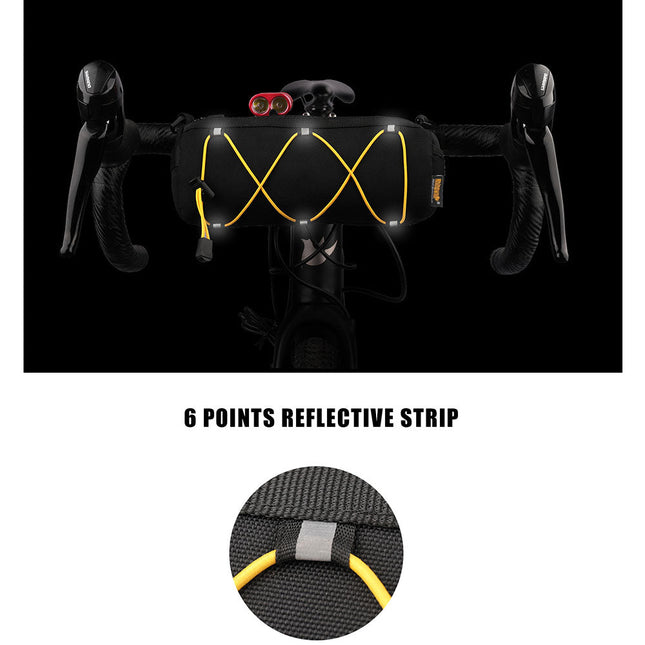 2.4 Liter Bicycle Handlebar Roll Bag