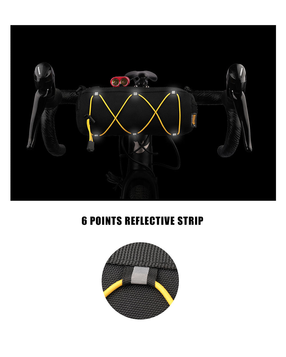 2.4 Liter Bicycle Handlebar Roll Bag