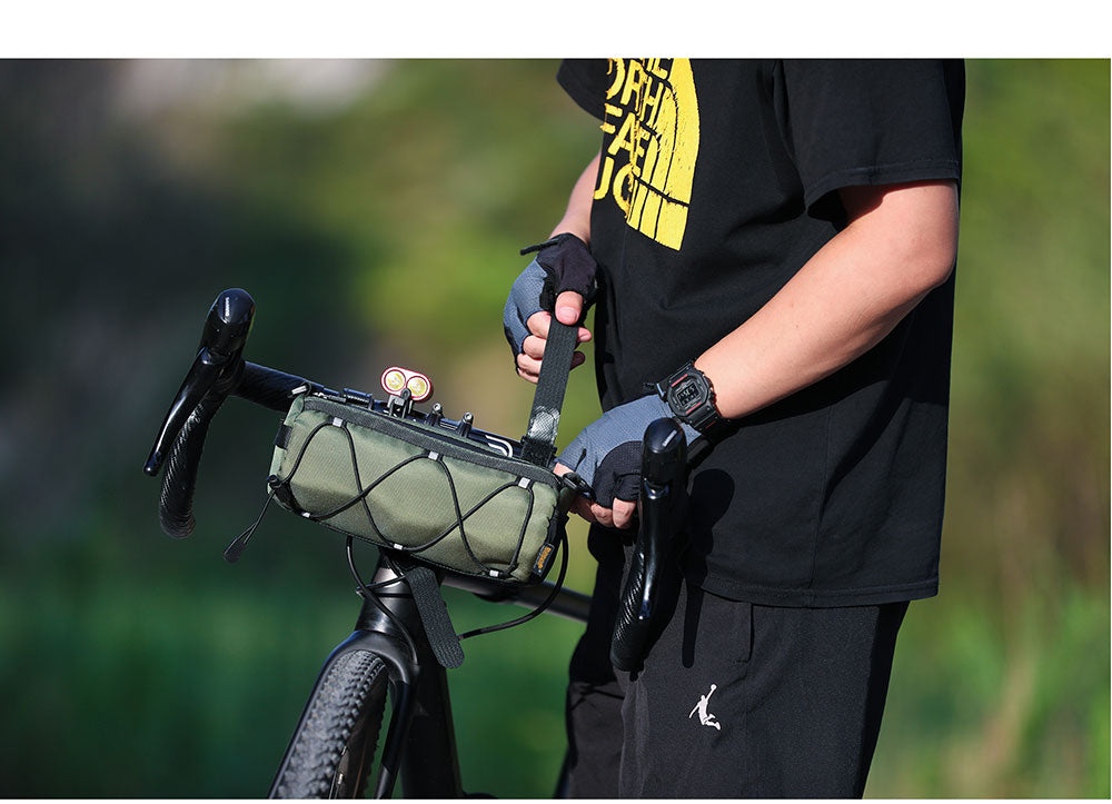 2.4 Liter Bicycle Handlebar Roll Bag
