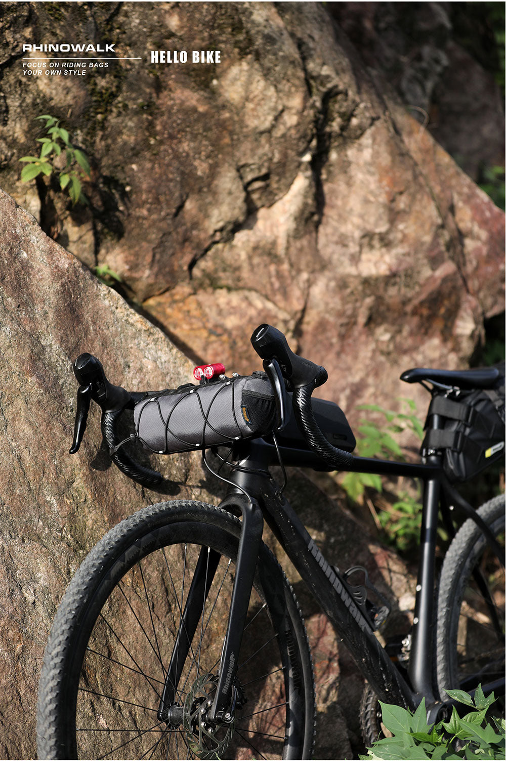 2.4 Liter Bicycle Handlebar Roll Bag