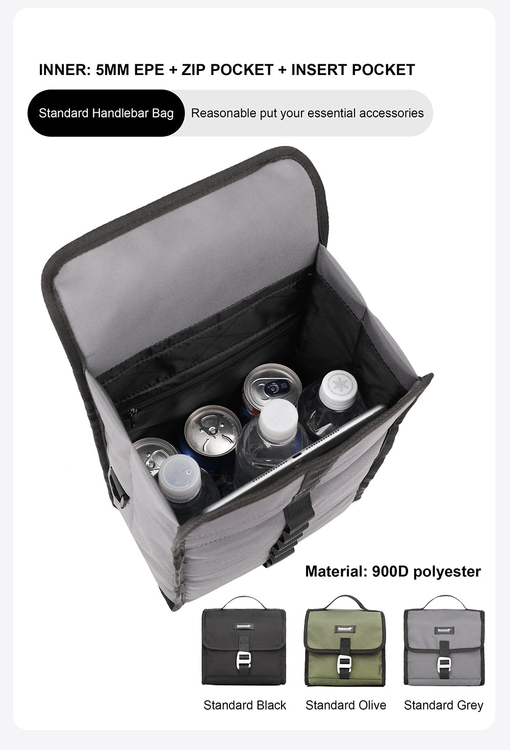 Bike Handlebar Bag - Common/Thermobag