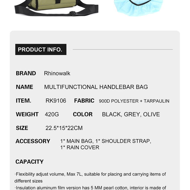 Bike Handlebar Bag - Common/Thermobag