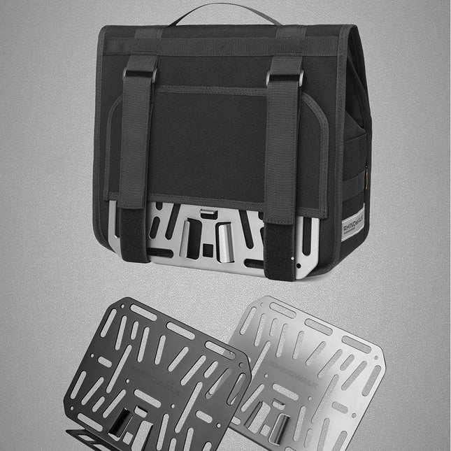 Quick release handlebar bag+mounting plate for Brompton Bikes