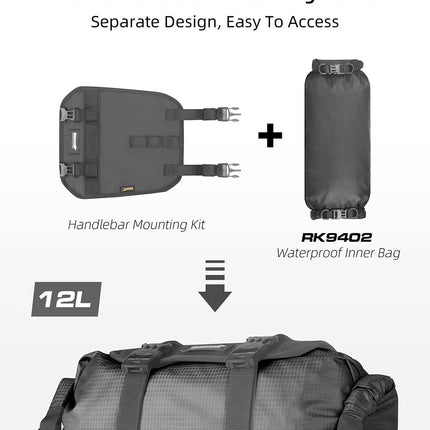 12l Lightweight Handlebar harness bag