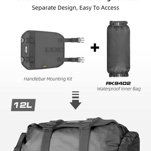 12l Lightweight Handlebar harness bag
