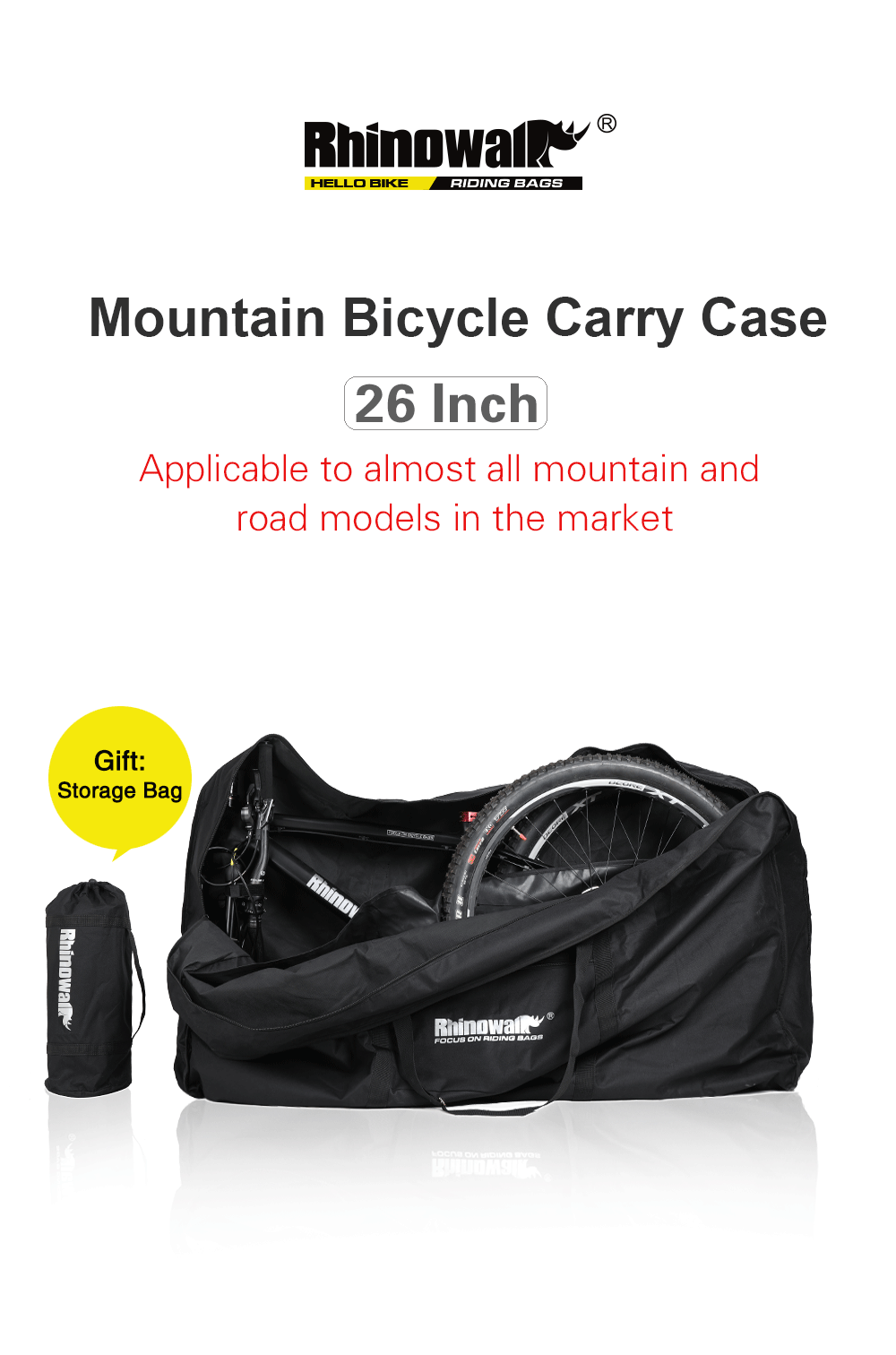 26 inch MTB 700C Folding Bike Carry Bag