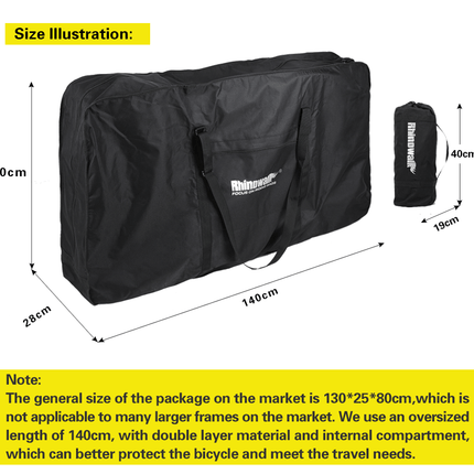 26 inch MTB 700C Folding Bike Carry Bag