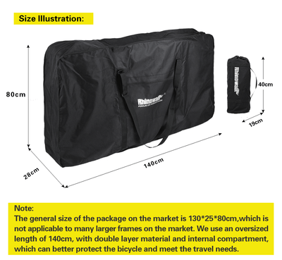 26 inch MTB 700C Folding Bike Carry Bag