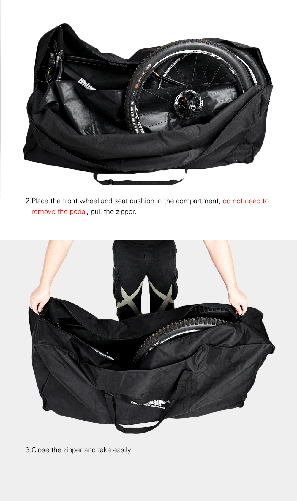 26 inch MTB 700C Folding Bike Carry Bag