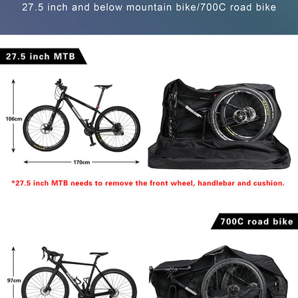 27.5 inch/700C Portable MTB Storage Bag