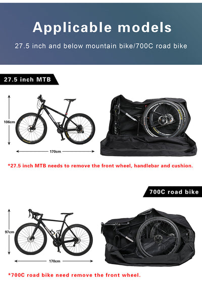 27.5 inch/700C Portable MTB Storage Bag