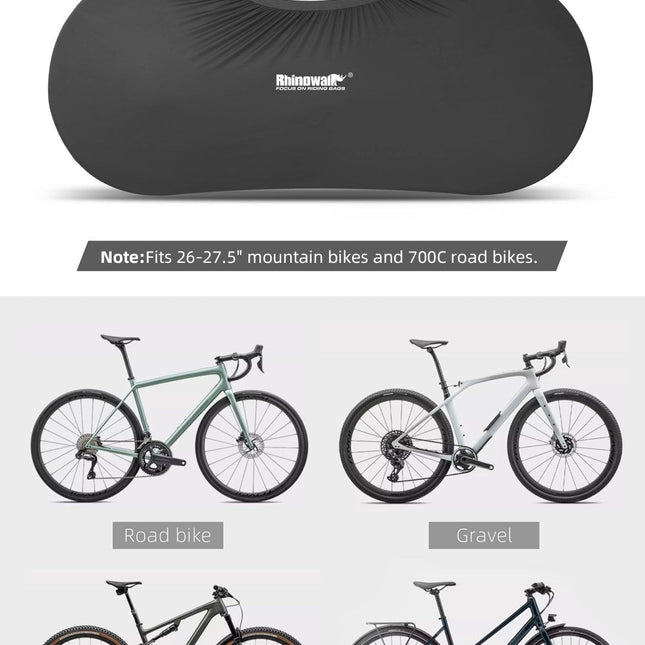 Elastic carrying bag for 26-27.5"  bikes