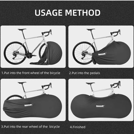 Elastic carrying bag for 26-27.5"  bikes