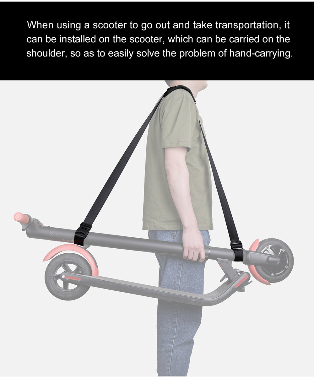 Portable E-Scooter Skatboard Shoulder Strap