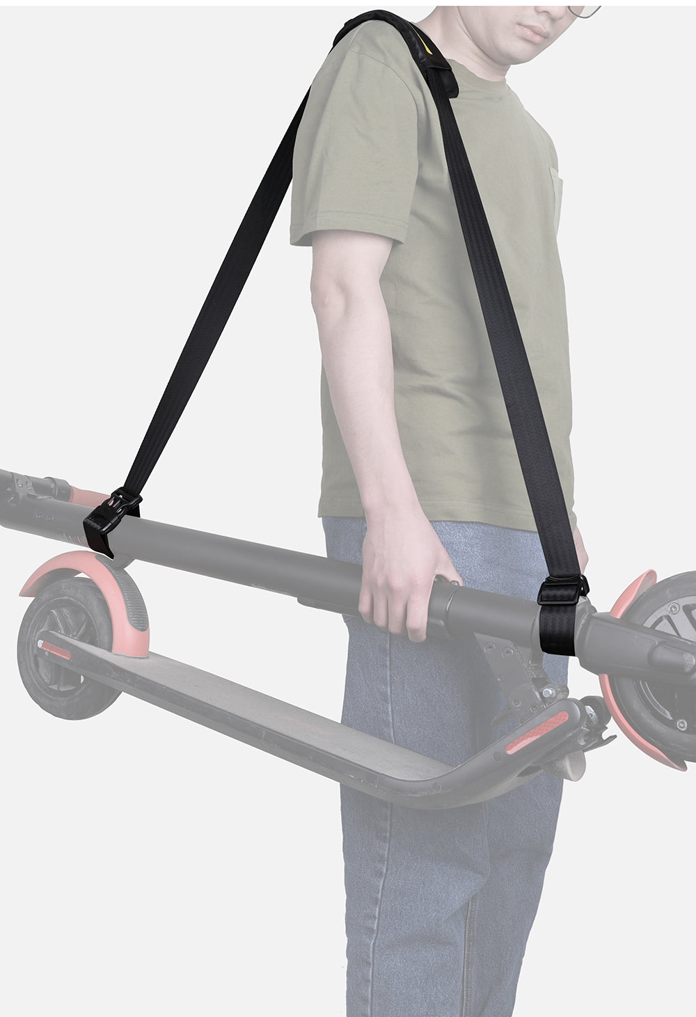 Portable E-Scooter Skatboard Shoulder Strap