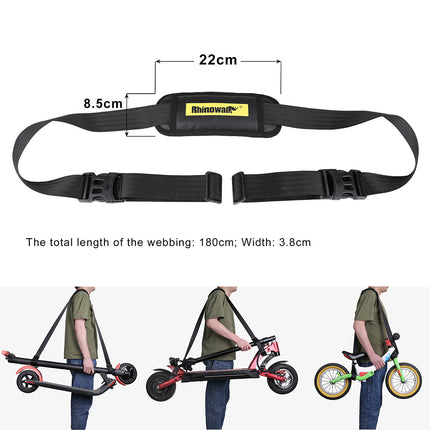 Portable E-Scooter Skatboard Shoulder Strap