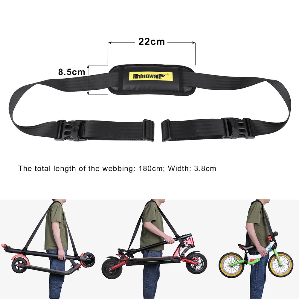 Portable E-Scooter Skatboard Shoulder Strap
