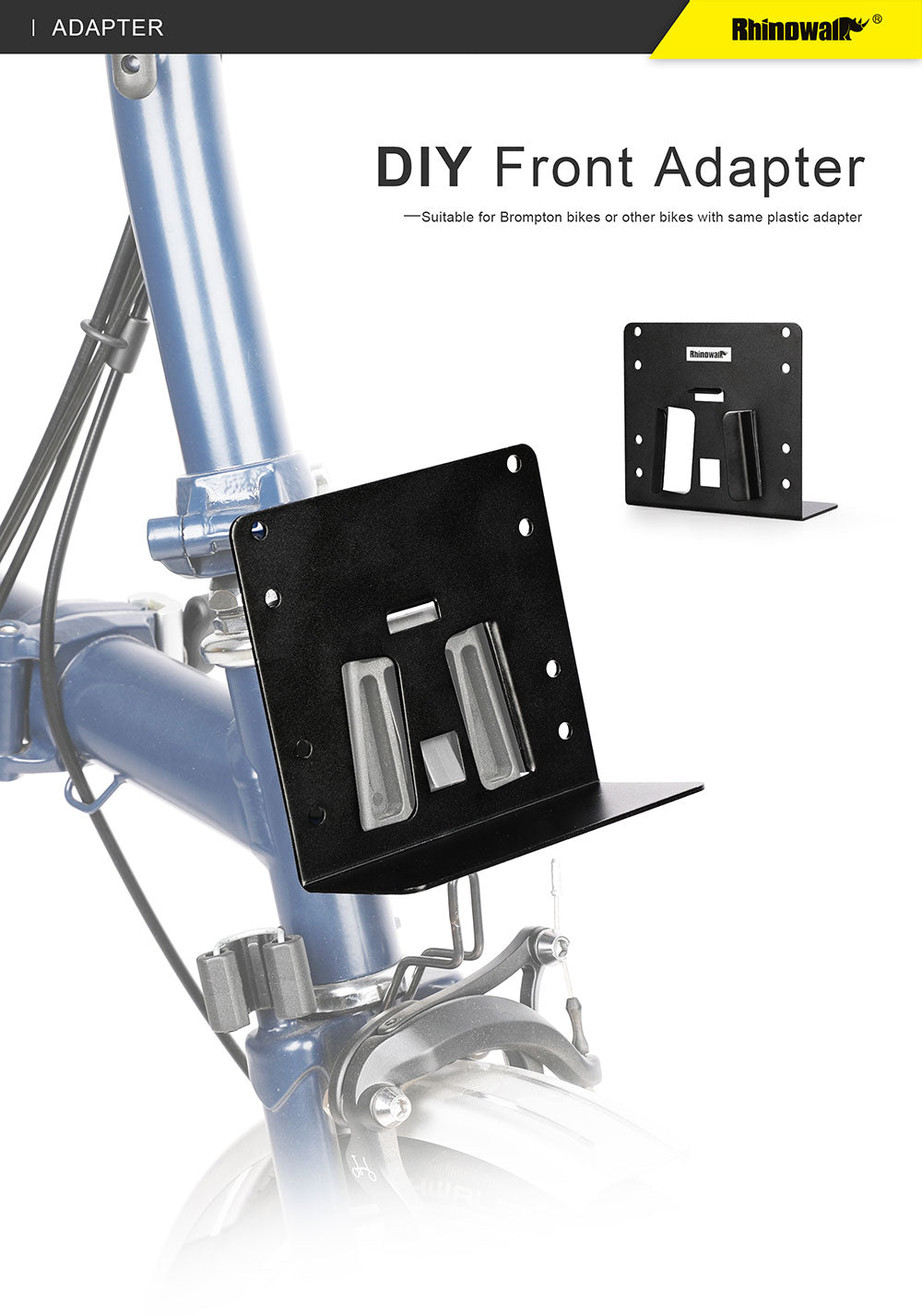 Brompton Bike Adapter for Handlebar Bag