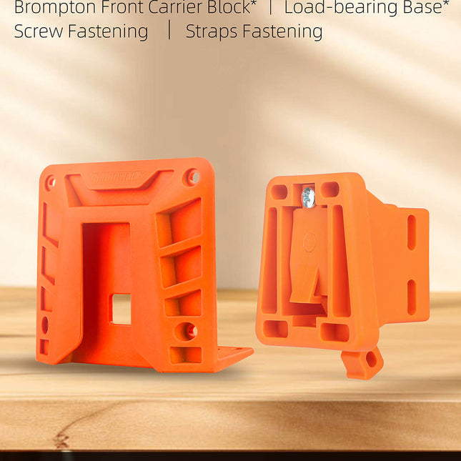 Bicycle Front Carrier Block & Mounting Plates