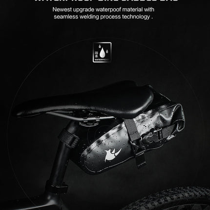 1.5L/2.5/4L Waterproof Bike Saddle Seat Bag
