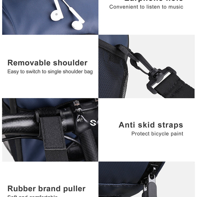 Front Handlebar Polyester Bag-L