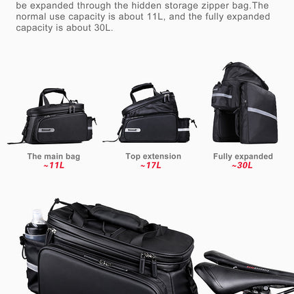Luggage Carrier Bag with Expandable
