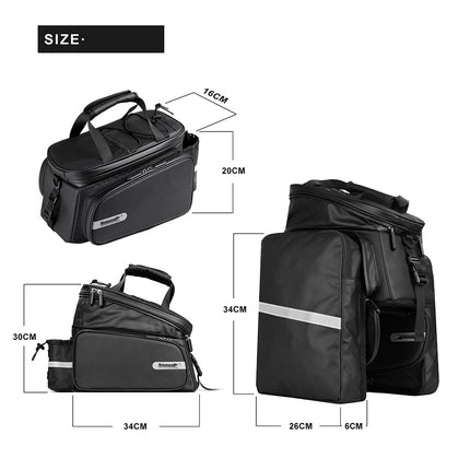 Luggage Carrier Bag with Expandable