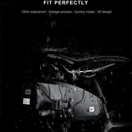 Waterproof 1.2 Liter Bike Saddle Bag with Mounting