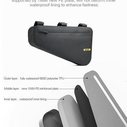 4 Liter Waterproof TPU Bike Frame Bag