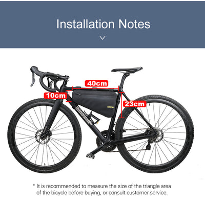 4 Liter Waterproof TPU Bike Frame Bag