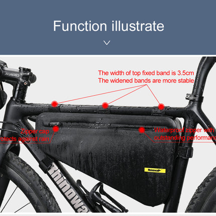 4 Liter Waterproof TPU Bike Frame Bag