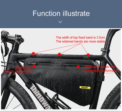 4 Liter Waterproof TPU Bike Frame Bag