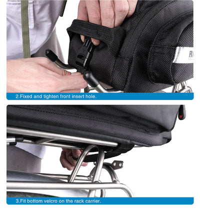 12 Liter Rear Rack Cargo Trunk Storage Bag