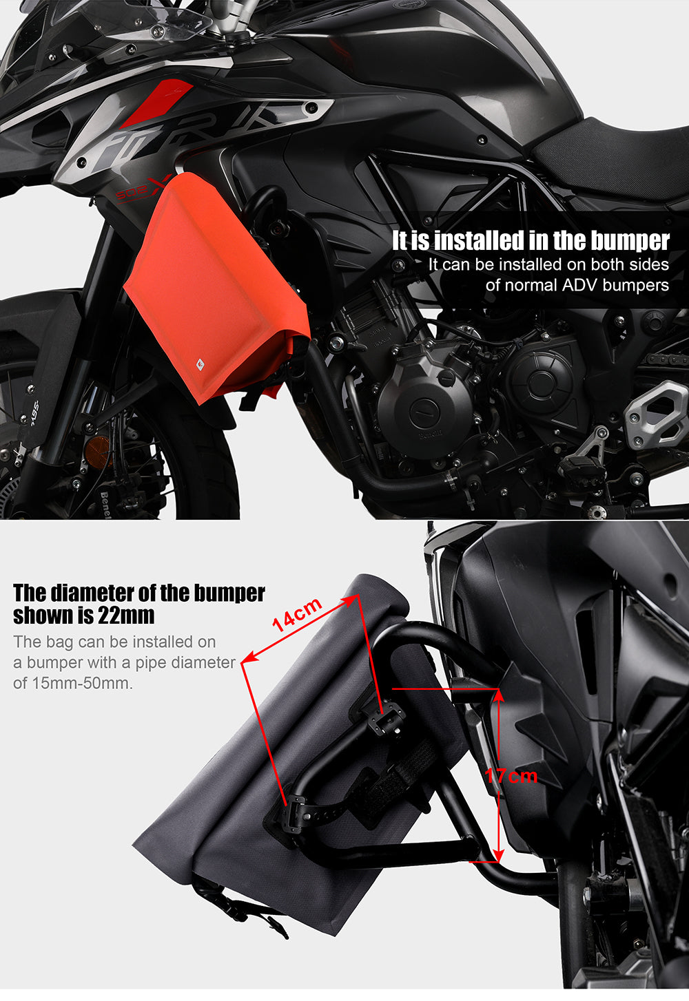 Insulated TPU Handlebar Bag