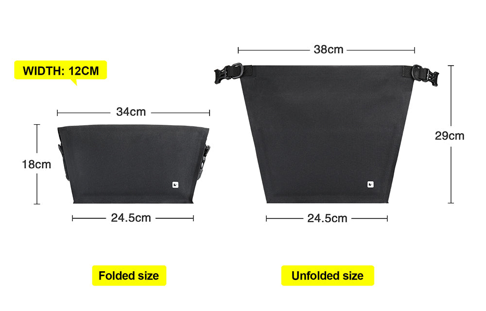 Insulated TPU Handlebar Bag