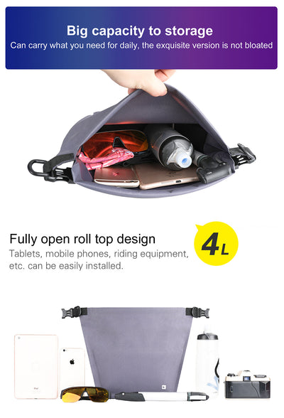 Insulated TPU Handlebar Bag