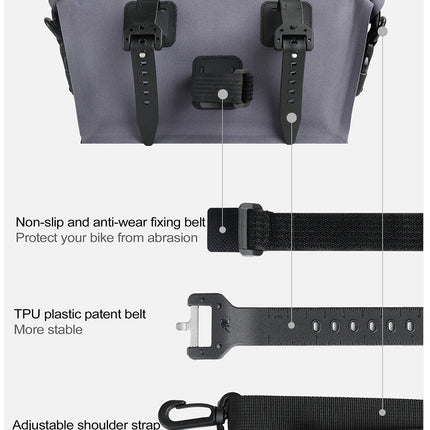 Insulated TPU Handlebar Bag