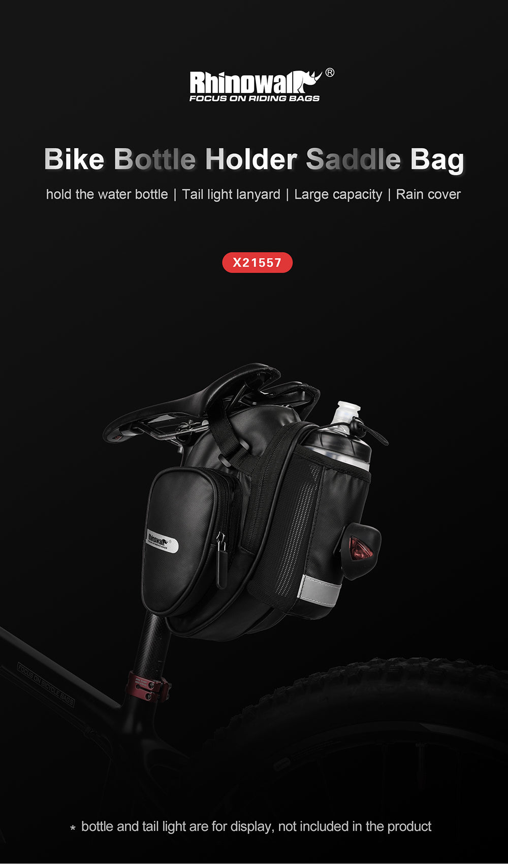 Water Resistant Bike Saddle Bag
