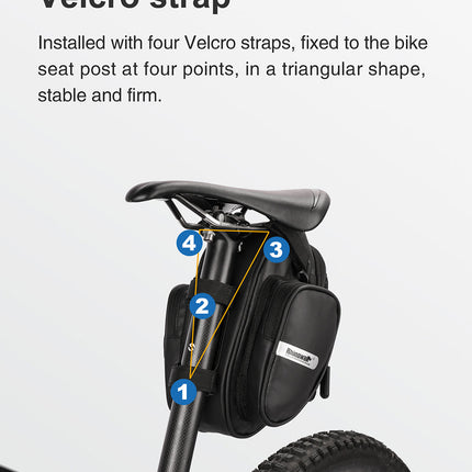 Water Resistant Bike Saddle Bag