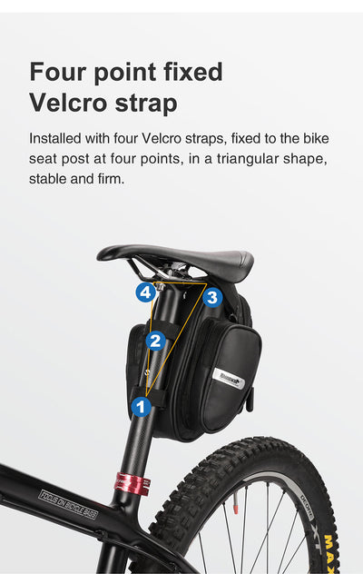 Water Resistant Bike Saddle Bag