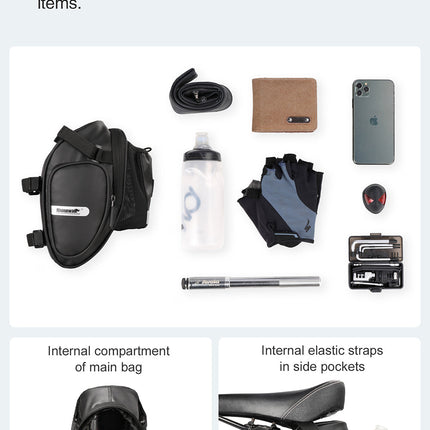 Water Resistant Bike Saddle Bag