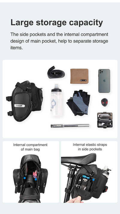 Water Resistant Bike Saddle Bag