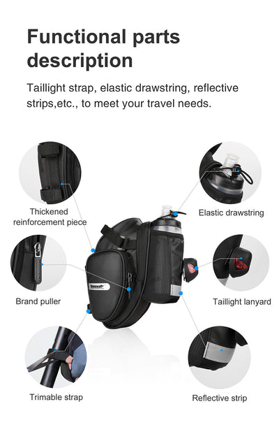 Water Resistant Bike Saddle Bag