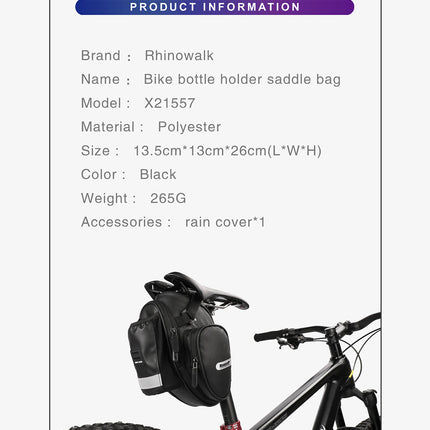 Water Resistant Bike Saddle Bag