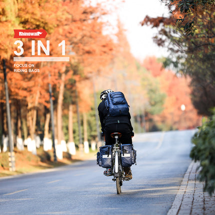 3 in 1 Multifuction Bicycle Pannier Bicycle Cargo Bag