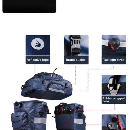 3 in 1 Multifuction Bicycle Pannier Bicycle Cargo Bag
