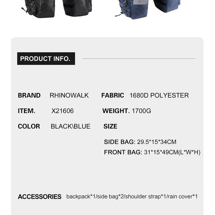 3 in 1 Multifuction Bicycle Pannier Bicycle Cargo Bag